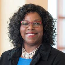 Portrait of Senior Vice President & COO Sheila Antrum